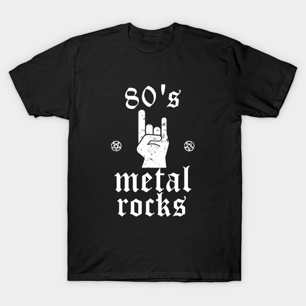 80's Metal Rocks T-Shirt by MCALTees